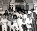 19820000 CAL with cast of Jukebox at launch party at The Pheasantry King's Road Chelsea